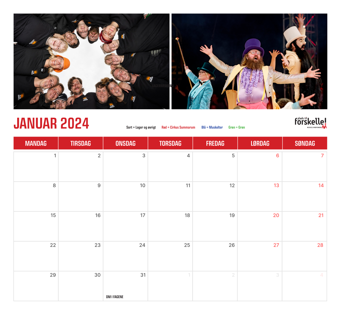 Januar kalender